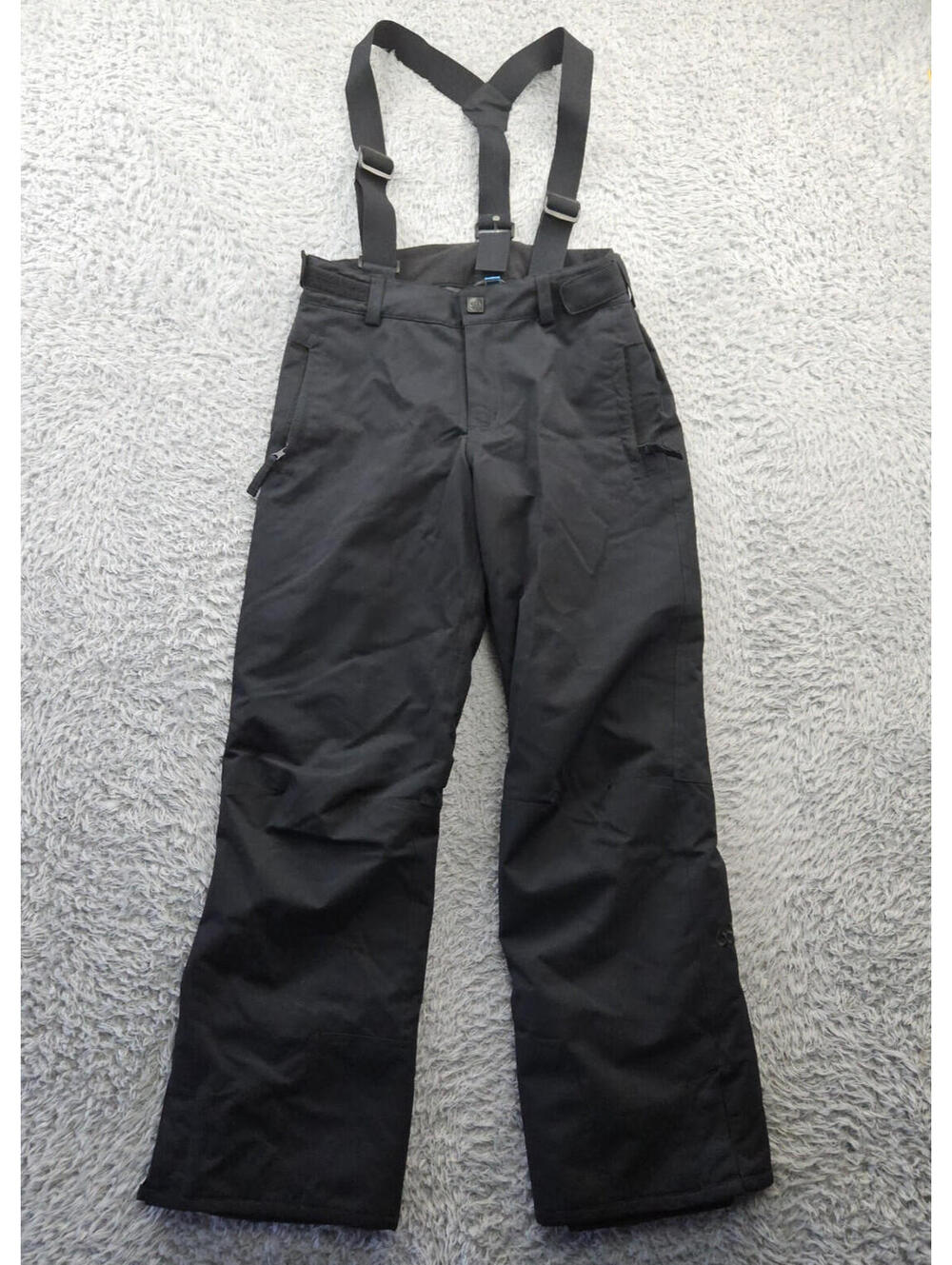686 Snow Pants Women XL Black Suspenders Infidry Bootcut Fits 30x30 Snowboard